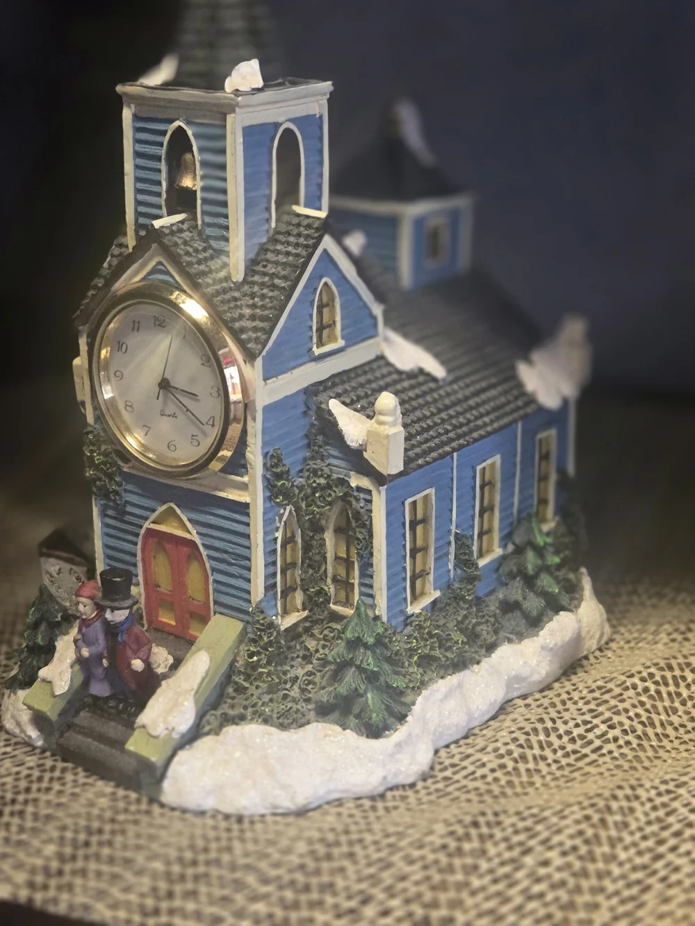 Blue Church Clock # A TIME TO REMEMBER